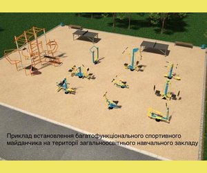 Борщагівка: спортивні майданчики у закладах освіти