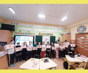 У школі було проведено акцію «Наші долоньки проти насильства»